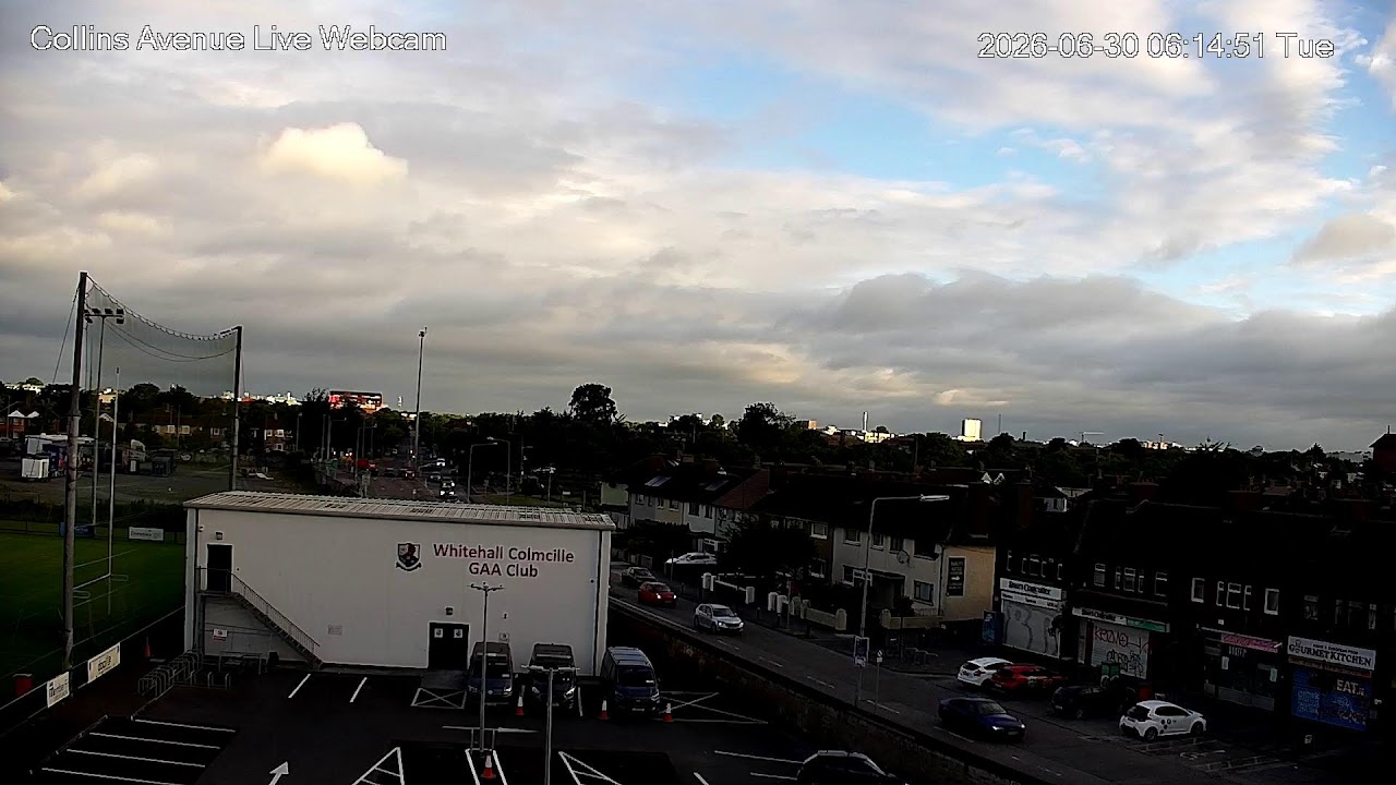 Live webcam view of Collins Avenue and Whitehall GAA Grounds