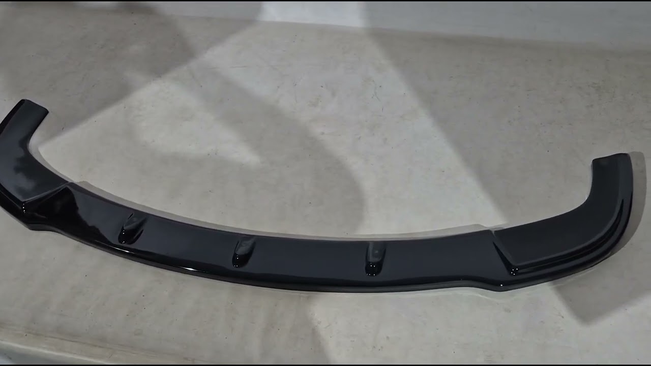BMW 5 серия E60/E61 2003-2010 гг. Передний лип DPT (для M Technic Max Hamann черный глянец) Video 1