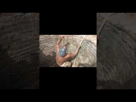 Manoel Caetano limpando a cacimbão Bela Cruz Ceará