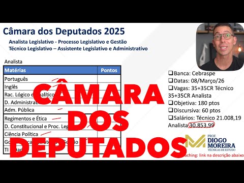Chamber of Deputies 2025 Exam: Analysis of the Notice and Study Tips