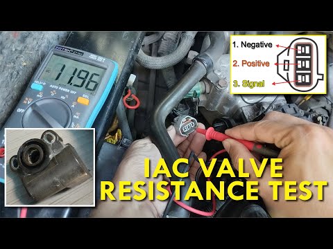 IAC Valve Resistance Testing Using Ohmmeter
