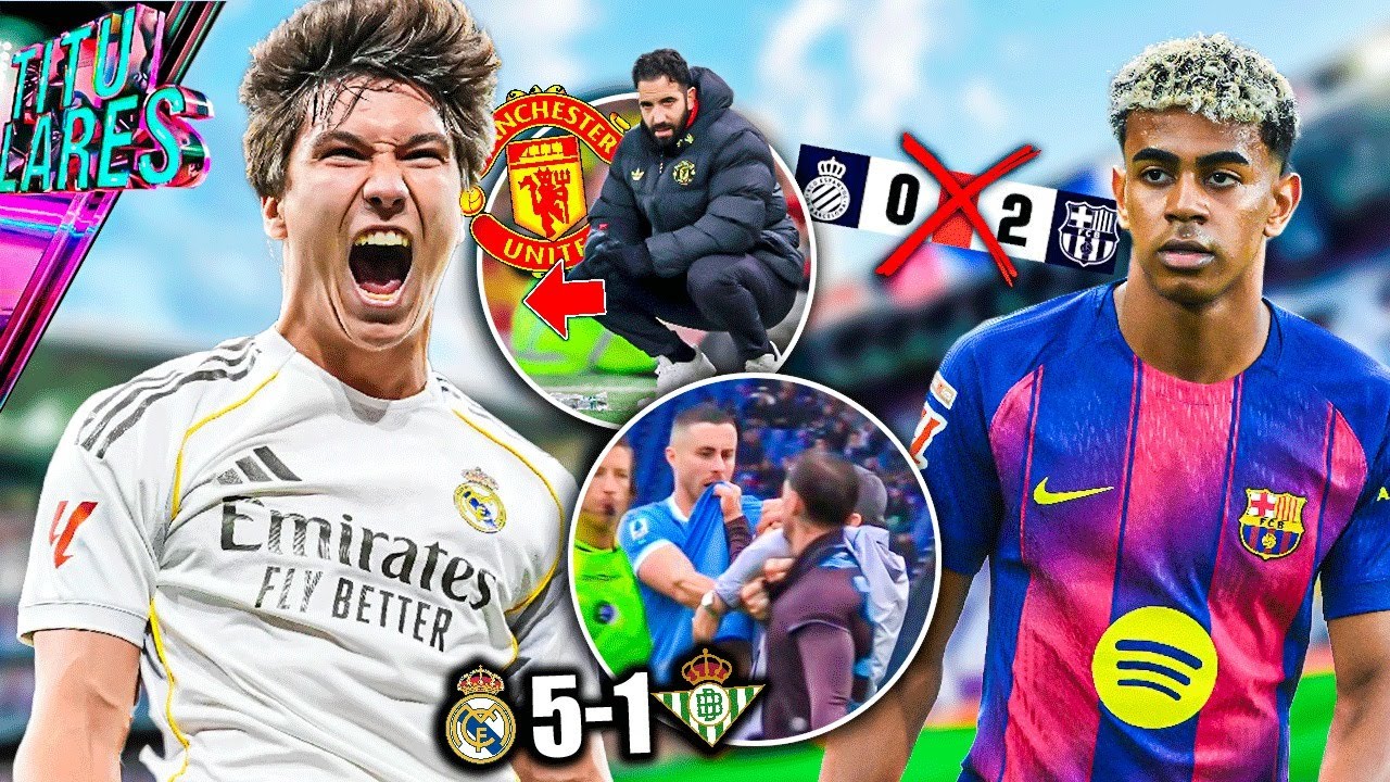 Madrid gana con Hat-Trick de Gonzalo | Barca: "No merecimos ganar" | ¿Amorim renunciará al United?