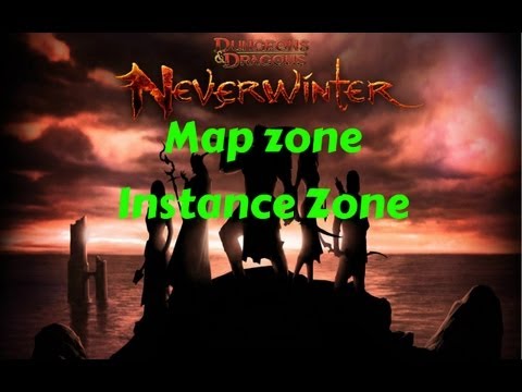 Neverwinter MMO Tutorial and Guide - Map zone and Instance zone [How to see your friends]