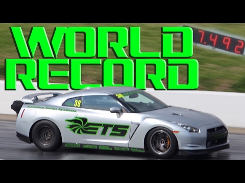 WORLD 🌎 RECORD!!! | ETS GTR goes 7.01@209 to claim the 1/4 mile record