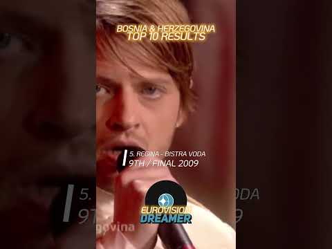Top 10 best Eurovision results of Bosnia and Herzegovina #eurovision #bosniaherzegovina