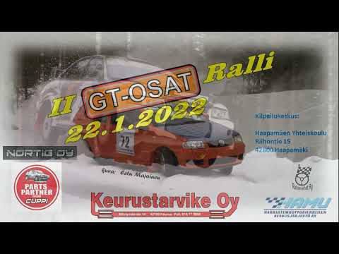 II GT OSAT Ralli 22 1 2022 Tommi Rimpeläinen Mikael Junttonen