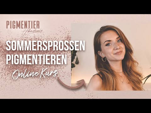 Sommersprossen pigmentieren lernen an der Pigmentier Akademie (Freckles tätowieren Schulung)