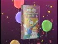 Joyeux Anniversaire Donald Bande Annonce VHS