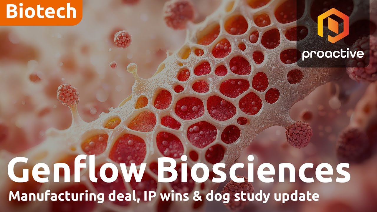 Genflow CEO on manufacturing deal, IP wins & dog study update