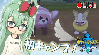 初キャンプやったり、ポケモン大量ゲット！#2【ポケモン剣盾】