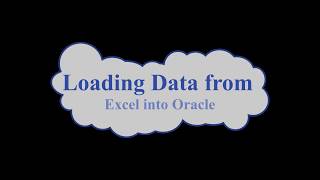 How to import Data from Excel to Oracle Database using SQL Developer