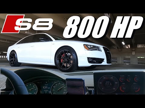 AUDI S8 800 HP | 0-60 Pulls | 0-130 Pulls | Build Review + Music Video [2021]