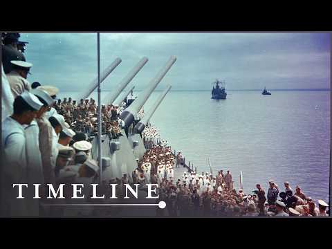 The Day World War 2 Ended: Rare Footage Aboard USS Missouri