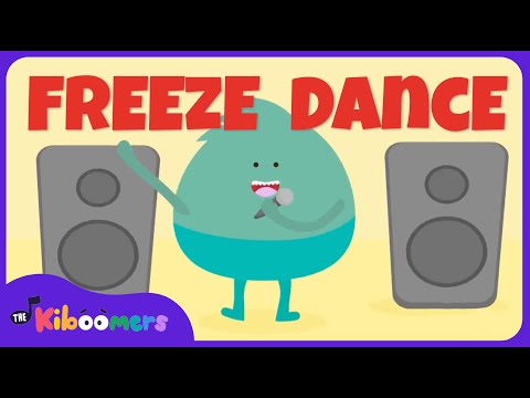 Party Freeze Dance Song - THE KIBOOMERS Preschool Songs for Circle Time Video
