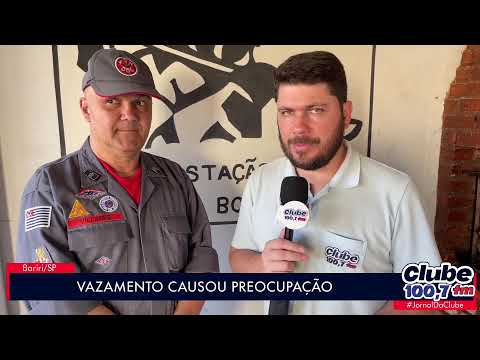 BARIRI: AMÔNIA CAUSOU PREOCUPAÇÃO NOS BOMBEIROS