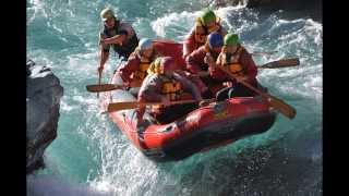 preview picture of video 'White Water Rafting & Jump Rock - Rangitata River, New Zealand'