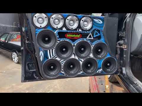 Alto Falante 7 Driver FH 300S 6 Polegadas tocando na Porta!