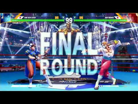 SFV: HM GO1-3151 vs AW Nemo - EVO 2016 Top 8