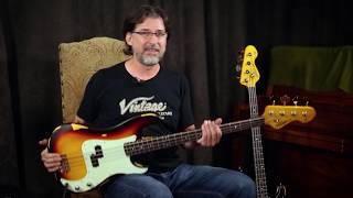 Video thumbnail for Vintage Guitars V4MR Bass Demonstration by Vintage Guitars US