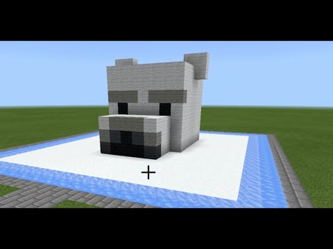 Tutorial come costruire un orso polare/tutorial how to build a polar bear in minecraft