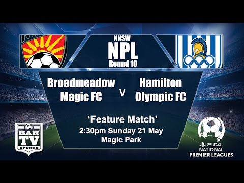 2017 Northern NSW NPL - Round 11 - Broadmeadow Magic FC v Hamilton Olympic FC