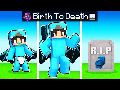 Omz - The BIRTH To DEATH of a Dragon In Minecraft!