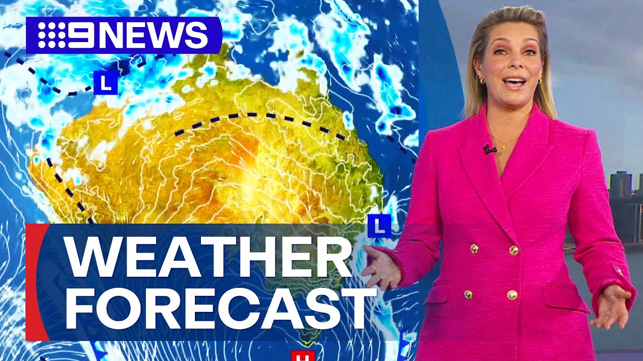 Australia Weather Update: Storms and rain excepted across most of the country | 9 News Australia