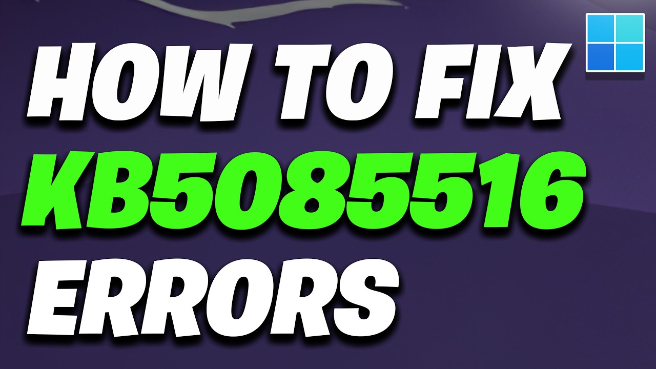 KB5085516 Update Not Installing Install Error Code 0x80070003/0x80070002/0x80071a2d Windows 11 FIX