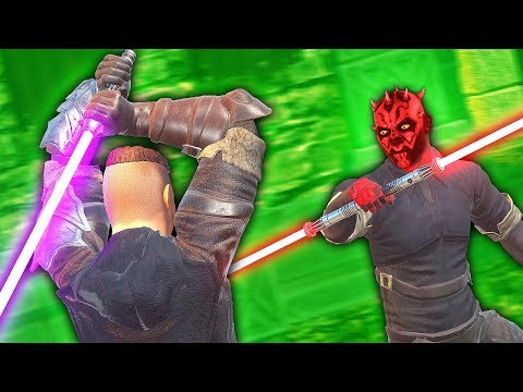 FIGHTING DARTH MAUL IN VIRTUAL REALITY - Blades and Sorcery VR Mods (Star Wars)