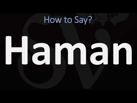 How to Pronounce Haman? (CORRECTLY) Hebrew & English Pronunciation