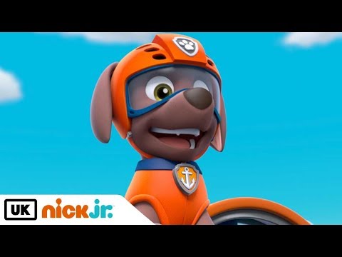 Part of a video titled Paw Patrol | Meet: Zuma! | Nick Jr. UK - YouTube