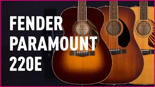 Video thumbnail for Fender Paramount 220E Guitare électro-acoustique Impression I Bax Music FR by Bax Music FR