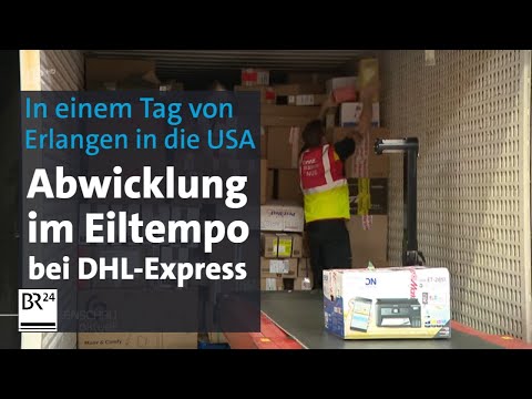 Express Logistics: Everyday work at DHL Express in Erlangen | BR24