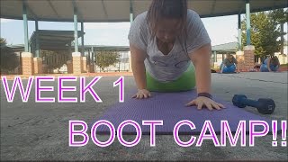 Weight Loss Vlog: Boot Camp