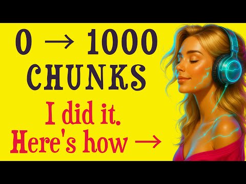 I Learned 1000 English Chunks in 90 Days | My Transformation Story