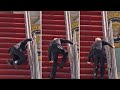Joe Biden Trips Three Times While Boarding Air Force One