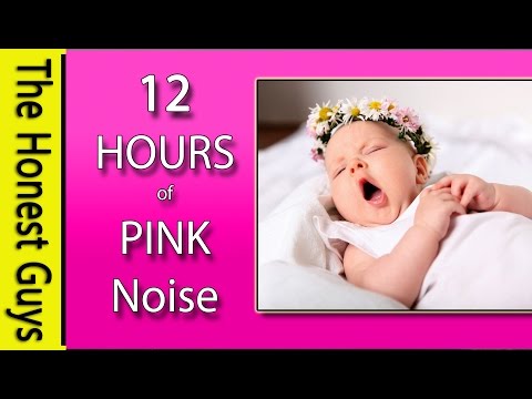 12 HOURS of PINK NOISE - Get Baby to Sleep Fast! Calms Crying Babies, Colic etc