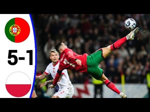Portugal vs Poland 5-1 Highlights & All Goals 2024
