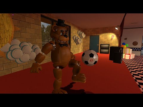 Freddy and friends play soccer/football!