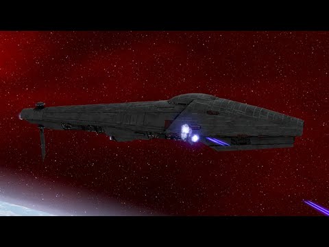 Venator Star Destroyer vs Dauntless-class Heavy Cruiser - Star Wars: Empire At War Remake NPC Battle