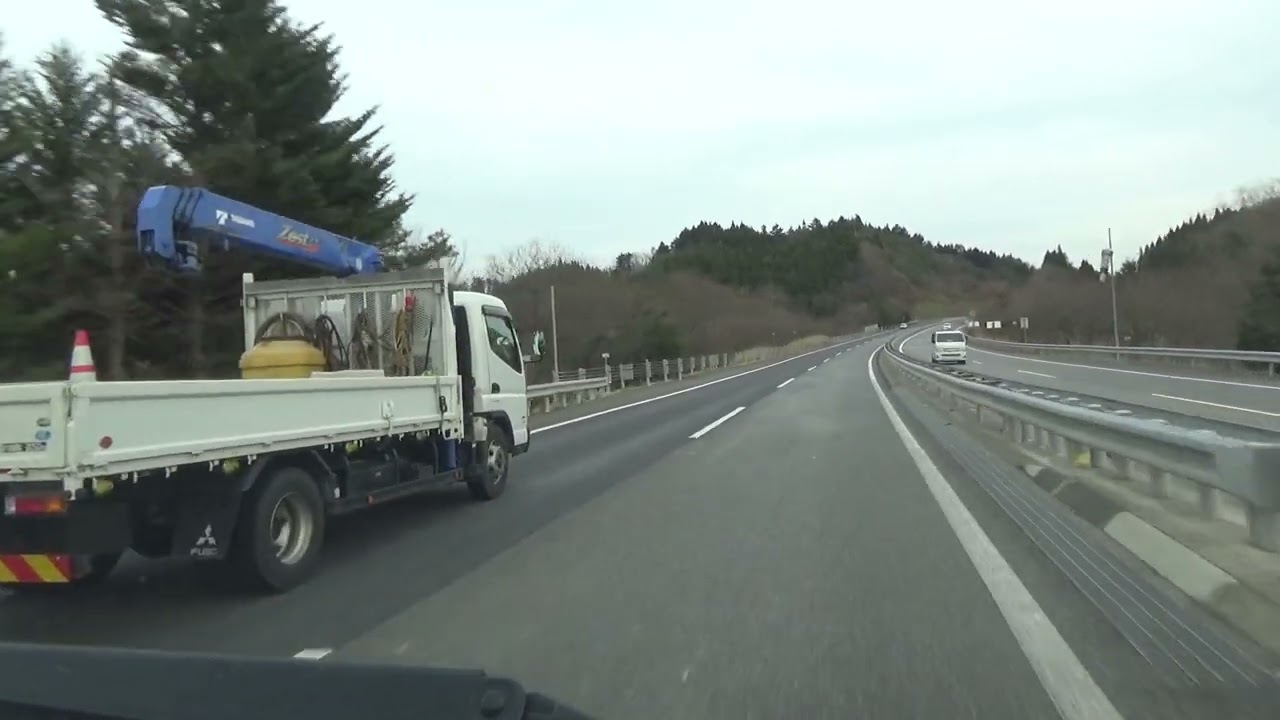 磐越自動車道　阿武隈高原SA　⇒　いわきJCT　2024/04/11