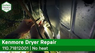 Kenmore, Whirlpool & Maytag Dryer - Not Heating - Diagnostic & Repair