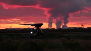 preview picture of video 'Sunset Flight Buckeye, AZ KBXK'