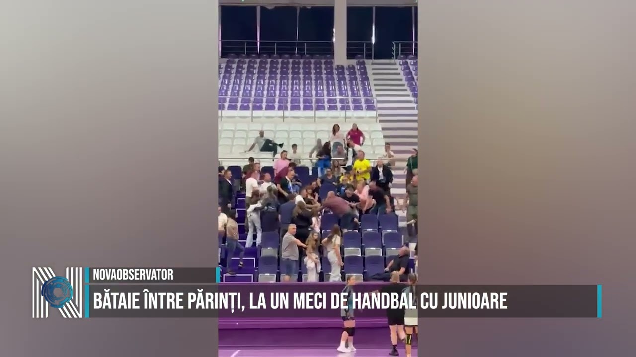 Bătaie între părinți, la un meci de handbal cu junioare