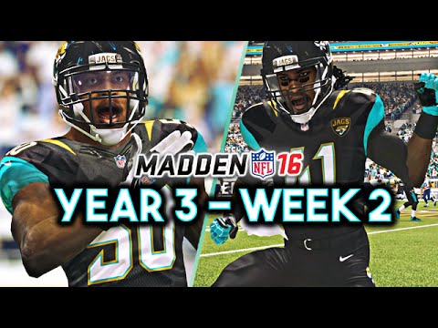 Madden 16 Jaguars Connected Franchise Year 3 - Week 2 vs Titans - Ep.45