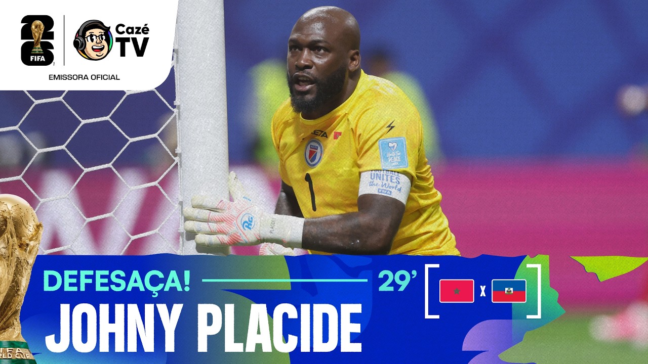 PLACIDE DUAS VEZES! O ATAQUE DE MARROCOS TENTA EMPATAR, MAS O GOLEIRO HAITIANO ESTÁ BRILHANDO!