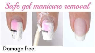 How to remove gel nail polish (shellac) at home with no damage