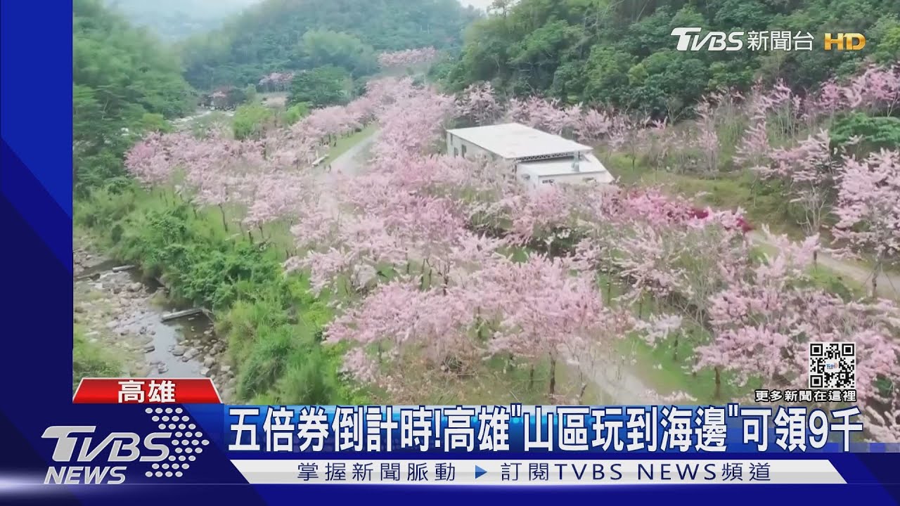五倍券倒數計時! 來高雄「山區玩到海邊」可領9千元