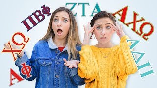 We Joined a SORORITY! | Can You Guess Which One?