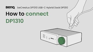 BenQ beCreatus DP1310 USB-C 3.2 Gen 2 Dock (Gray) 9H.D0H01.G0A BenQ beCreatus DP1310 USB-C 3.2 Gen 2 Dock (Gray) 9H.D0H01.G0A